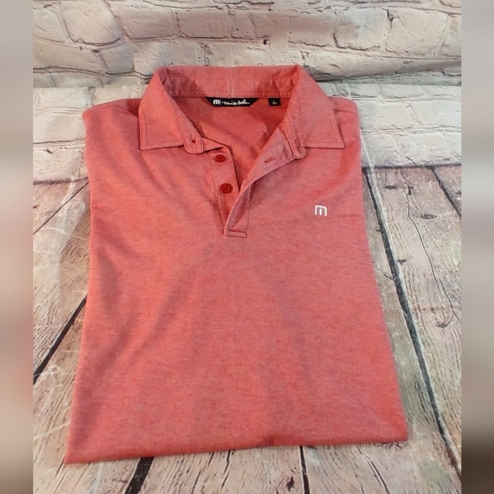 Travis Mathew Polo Red Shirt L